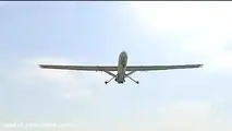 نزدیک شدن پهپاد ایرانی به جنگنده آمریکایی