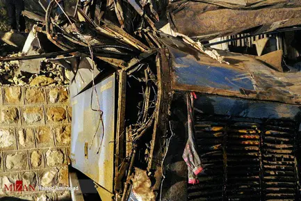 واژگونی اتوبوس سوادکوه