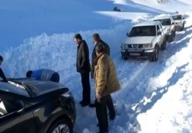 راه روستای کردنشین آقبلاغ خلخال پس از یک هفته باز شد