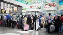 نظرسنجی مکانیزه از مسافران در ایستگاه راه‌آهن تهران 