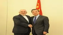 Zarif confers with Chinese counterpart