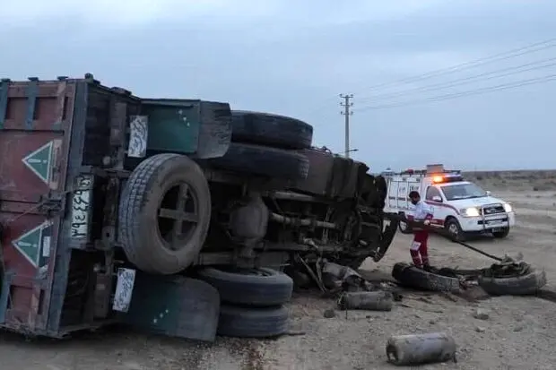 مرگ راننده کامیون در محور دامغان-جندق