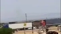 فیلم| حمله به کامیون‌های ایرانی در افغانستان