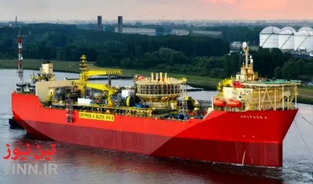 Drone inspects cargo oil tank on Maersk FPSO