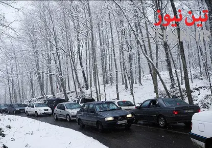 بارش برف در ارسباران،‌ بهشهر و لاهیجان