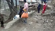 ریزش وحشتناک کوه در روستای پیت سرا سوادکوه