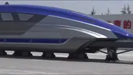 فیلم|  قطار سریع‌السیر عجیب و جدید چین