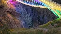 عکس | پل معلق ورگه سران سرعین