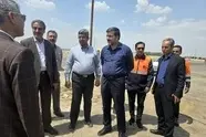 بازدید رئیس سازمان راهداری از پروژه بهسازی و آسفالت محور شهربابک – هرات در استان کرمان‌