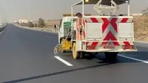 ۶۵۰ کیلومتر از راه های استان کرمان طی دو ماه گذشته خط کشی شدند