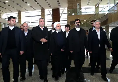 افتتاح ترمینال یک فرودگاه اردبیل توسط رئیس‌جمهور