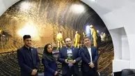 (فیلم) دریافت نشان برتر توسط غرفه شرکت راه‌آهن شهری تهران در نمایشگاه ریلی