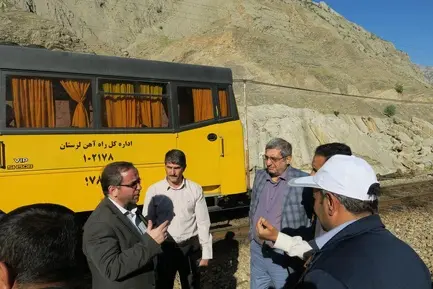 تراورس در راه آهن لرستان