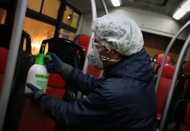 ناوگان حمل‌ و نقل عمومی تبریز به طور مستمر ضدعفونی می‌شود