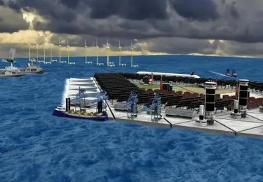 First floating mega island tested in Netherlands