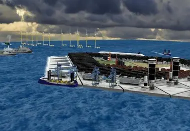First floating mega island tested in Netherlands