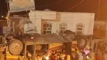 فیلم | لحظه واژگونی اتوبوس زائران پاکستانی در یزد