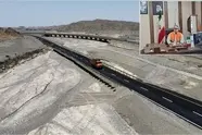 اجرای عملیات احداث کنارگذر پل چاه دیوان در محور زابل زاهدان