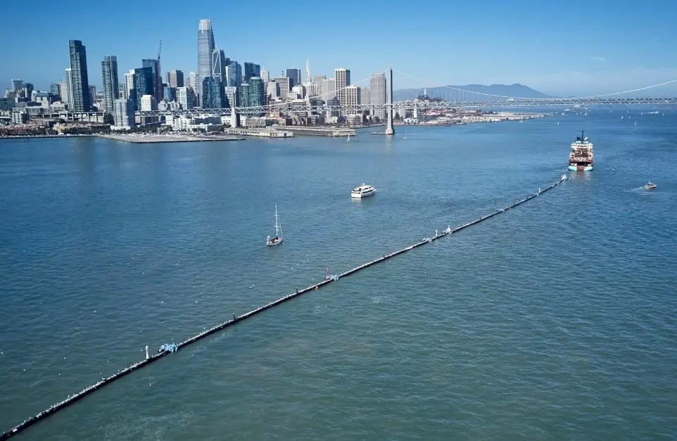 World’s 1st Ocean Cleanup System Launched
