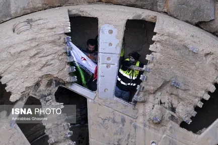 گزارش تصویری اتمام عملیات حفاری تونل خط ۶ مترو (16)