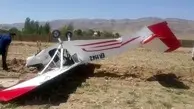سقوط هواپیمای آموزشی در ایوانکی گرمسار + عکس