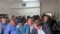 تجمع اعتراض‌آمیز رانندگان در محل پایانه باربری قزوین
