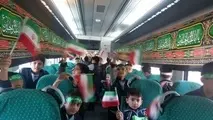 حرکت قطار «نظم و دوستی» برای جلوگیری از حوادث ساکنان حاشیه ریل 