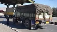 فیلم| صف طولانی کامیون‌ها در بازرسی نایین 