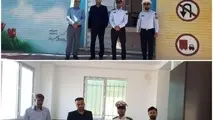 استقرار پلیس راهور در شهر محمودآباد نمونه 