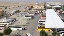 بیش از ۱۵ هزار نفر با ناوگان عمومی  وارد پایانه مهران شدند 