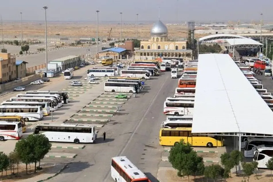 بیش از ۱۵ هزار نفر با ناوگان عمومی وارد پایانه مهران شدند
