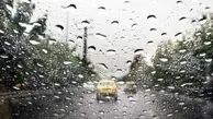 بارش باران در جاده‌های هشت استان کشور