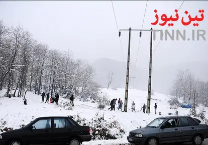 بارش برف در ارسباران،‌ بهشهر و لاهیجان