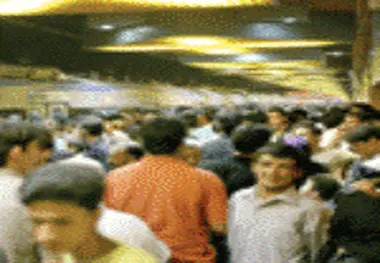 نقص فنی درخط دو قطار شهری تهران