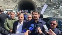 تونل دوم راه کربلا با حضور وزیر راه افتتاح شد