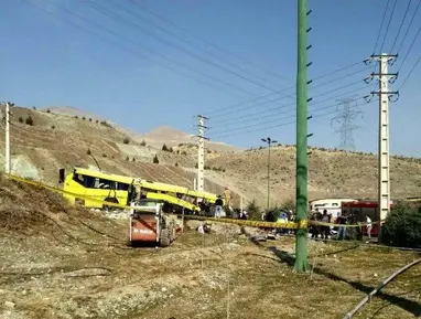 واژگونی اتوبوس در علوم تحقیقات