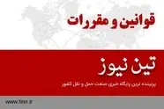 مقررات حاکم بر عوارض خروج از کشور