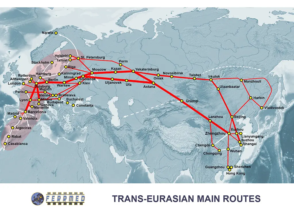 Co-operation to promote Eurasian rail freight