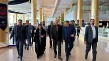 بازدید وزیر راه از روند جابه‌ جایی زائران در بخش‌های جاده‌ ای، ریلی و هوایی مشهد