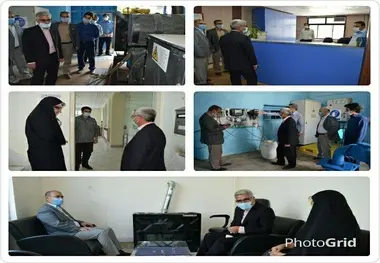 بازدید فرماندار البرز از ادارات آب و منابع آب شهرستان