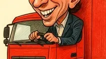 بابک زنجانی استاد غافلگیر کردن؛ این بار پشت فرمان کامیون ! (کاریکاتور)
