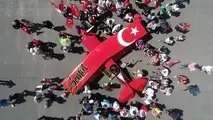  استقبال از اولین خلبان زن پروازهای نمایشی ترکیه