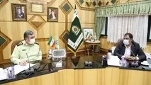 همکاری نیروی انتظامی و بهشت زهرا (س)در روزهای بحرانی شیوع کرونا