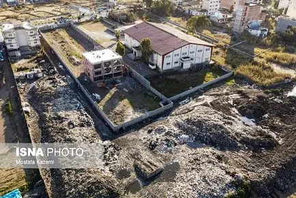 کوه زباله در چند متری دریای کاسپین 