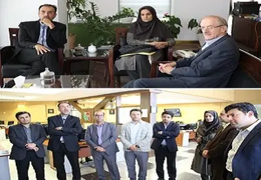 دیدار مدیر رادیو پیام و آوا با معاون وزیر راه و شهرسازی