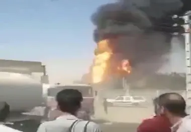 فیلم| آتش‌سوزی در گذرگاه مرزی دوغارون صحت دارد؟
