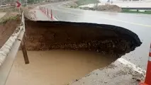  خسارت سیلاب به تاسیسات جاده‌ای لرستان 