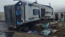 واژگونی اتوبوس در کرمان؛  شمار تلفات 14 نفر 