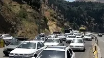ترافیک سنگین صبحگاهی در جاده کندوان