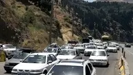 ترافیک سنگین صبحگاهی در جاده کندوان